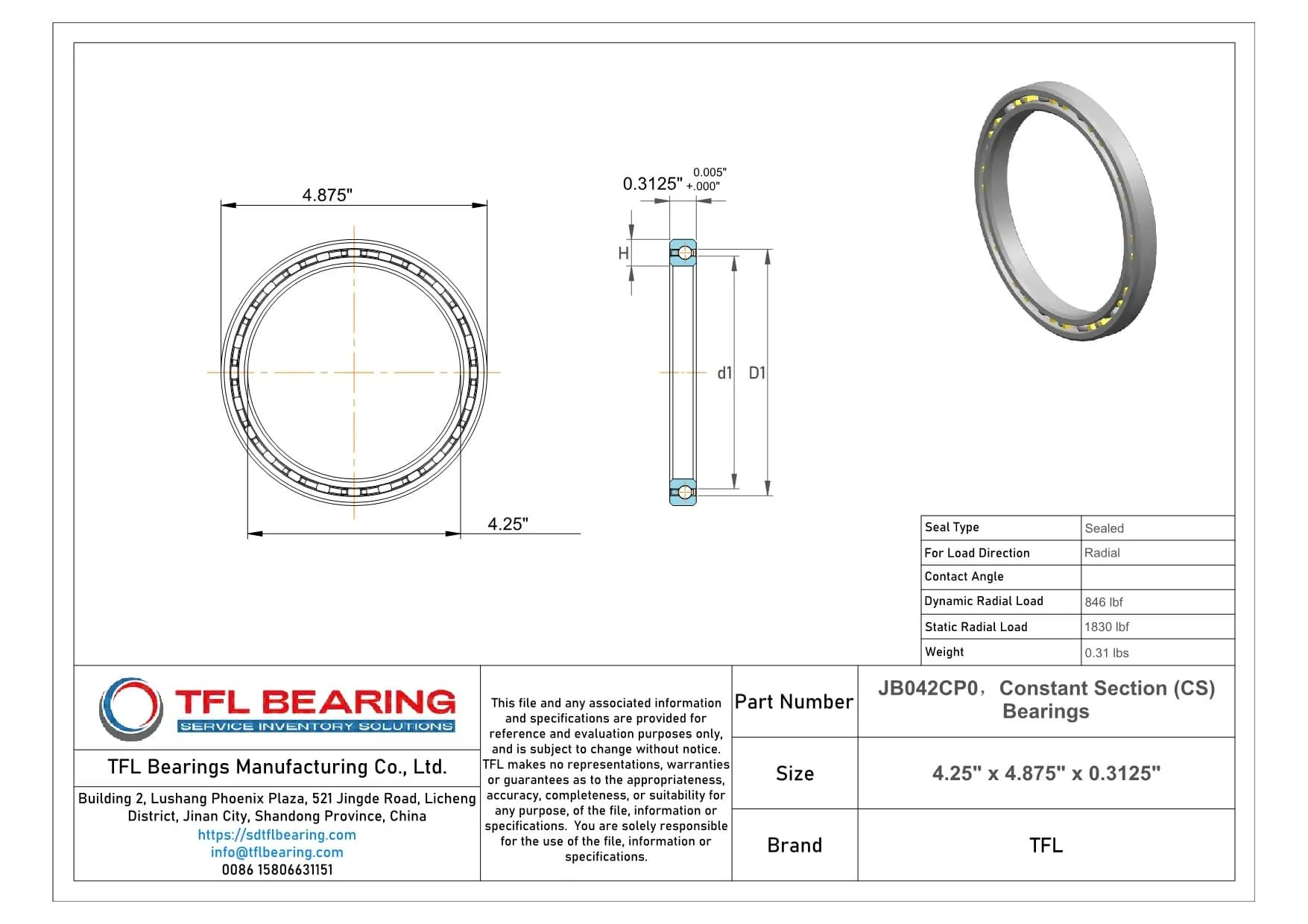 Constant Section (CS) Bearings JB042CP0 Drawing.dwg