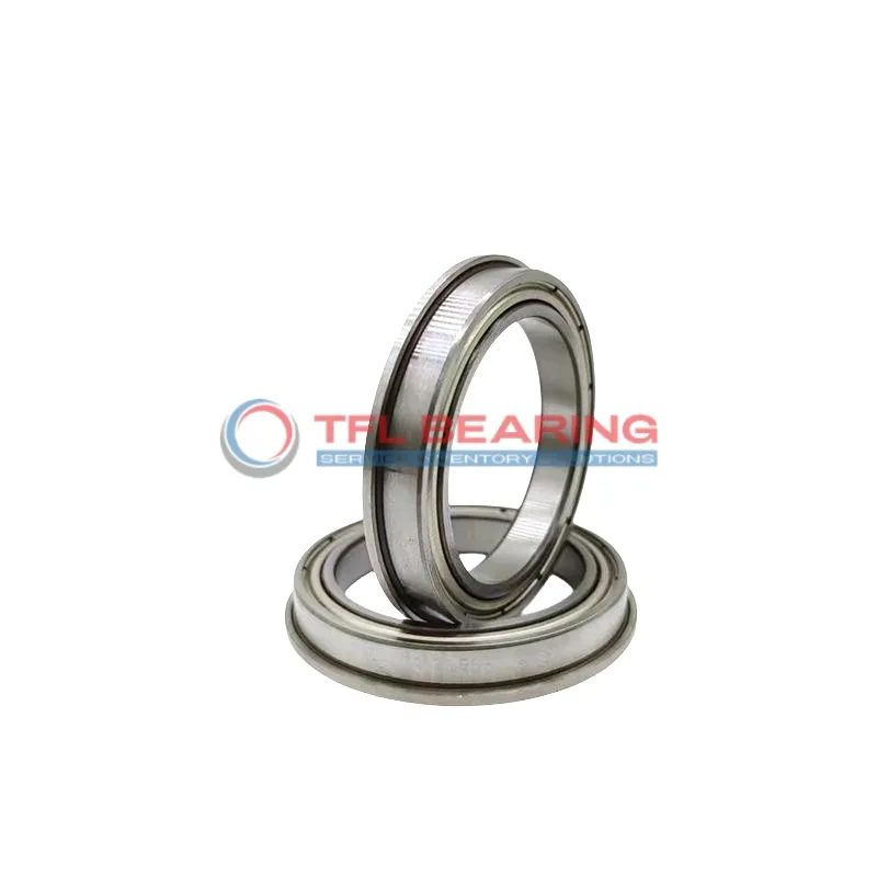 Flanged Deep Groove Ball Bearings D/W R2-6 R-2Z