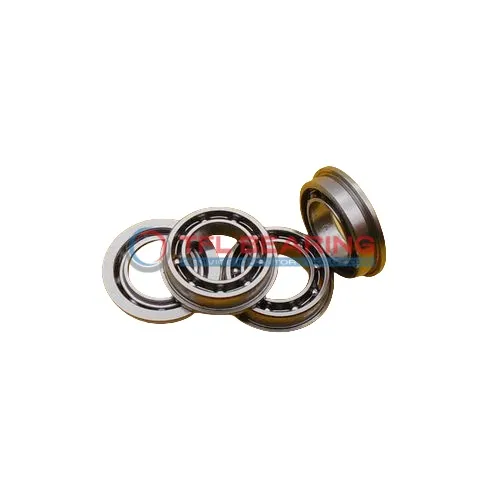 Flanged Deep Groove Ball Bearings D/W R8 R